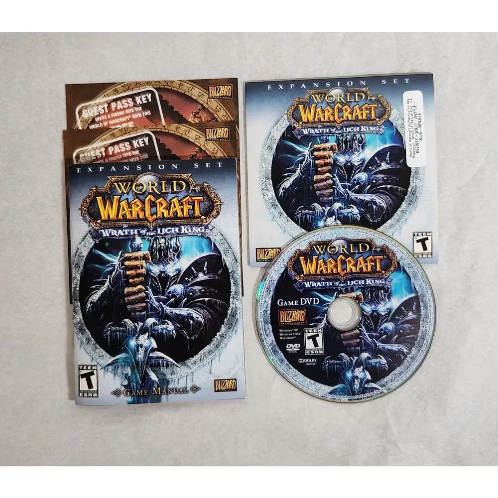 World Of Warcraft Expansion Set And Warcraft III Collector's Edition PC Games